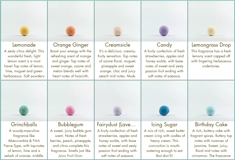 Fragrance (Box of 4)